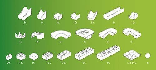Hubelino 420183 - Kugelbahn - Mega-Baukasten