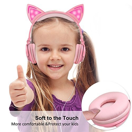 Ifecco Kopfhörer Katzen Ohren
