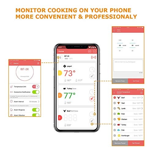 Inkbird Bluetooth 4.0 Grill Thermometer