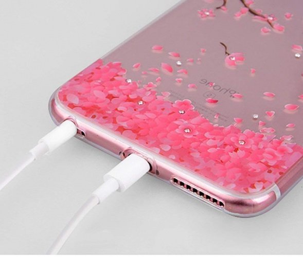 iPhone Glitzer Silikon Case