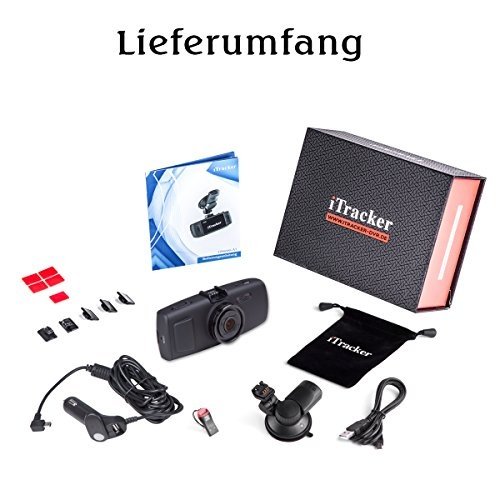 iTracker GS6000-A7 GPS Autokamera Dashcam SuperHD 1296p Dash-Cam Carcam