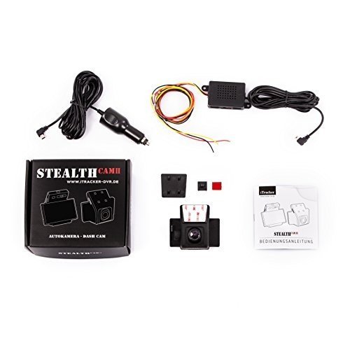 iTracker Stealthcam II Duale Autokamera mit Full HD Dashcam Sony Bildsensor Dash-cam