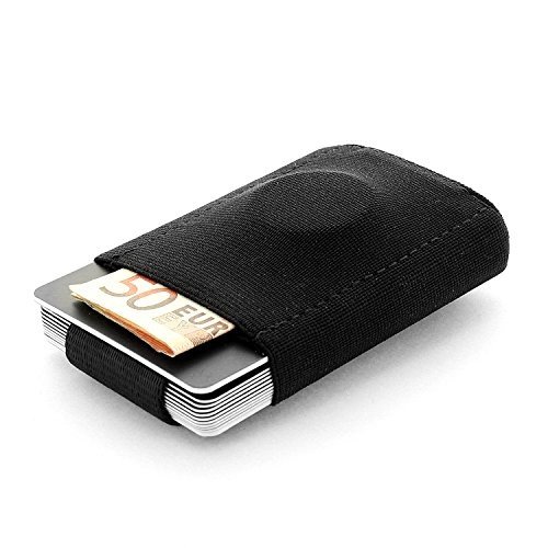 JAIMIE JACOBS Nano Boy Mini Wallet mit Zugband Mini Geldbörse aus Textil, kleiner Geldbeutel, Slim 