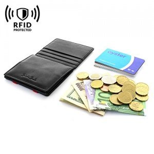 Jaimie Jacobs Magic Wallet mit Kleingeldfach und RFID-Schutz "Flap Boy" - das Original - für Herren