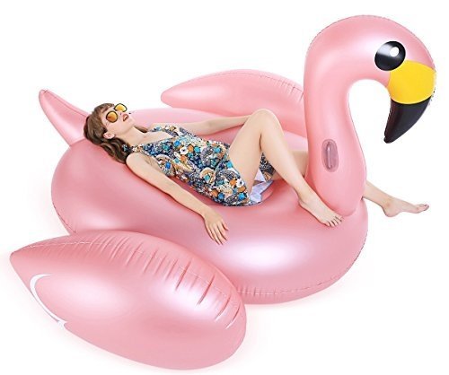 Jasonwell Riesiger Aufblasbar Flamingo Luftmatratze Aufblasbarer Flamingo Pool Floß Schwimmtier Sch