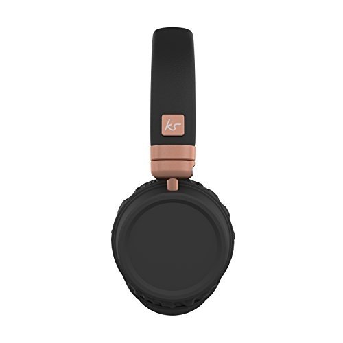 KitSound Harlem On-Ear Leicht Bluetooth Kopfhörer mit Integriertem Mikro und Musiksteuerung - Rosé