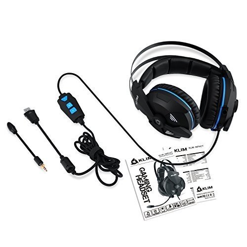 KLIM IMPACT - Gaming Headset und Mikro (USB) - 7.1 Surround-Sound   Isolation