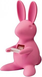 Klebestreifenabroller Desk Bunny Tape Dispenser pink