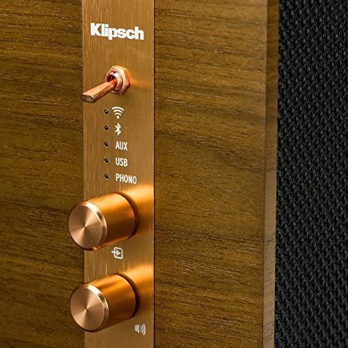 Klipsch Heritage The Three Walnut Walnussholz Multi-Room Streaming aptX Bluetooth WLAN