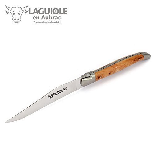 Laguiole original Steakmesser Griffschalen Wacholder