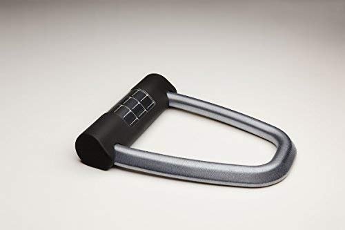 Lattis Ellipse Keyless Smart Bike Lock With Theft Detection, Charcoal Grey