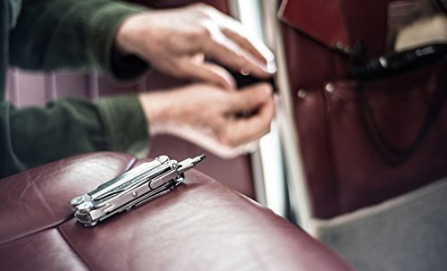 LEATHERMAN Wave 100% Edelstahl mit 19 Werkzeugen, 1 Stück,LTG830078