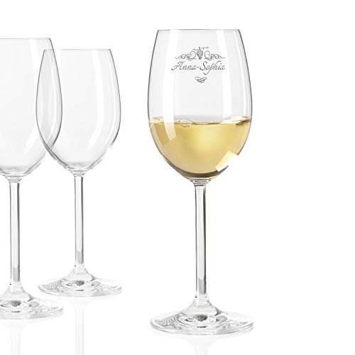 Leonardo Weißweinglas mit Gravur