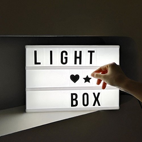 Leuchte Box, AGM A4 Lichtkasten LED Leuchtkasten - Kino Lightbox selbst gestalten, Boxen Beleuchtung