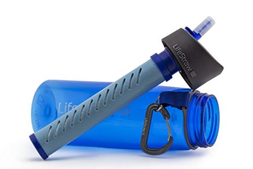 LifeStraw Go 2 Nachfüllbare Wasserflasche mit Eingebautem Blue Filter