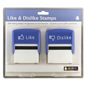 Like und Dislike Stempel