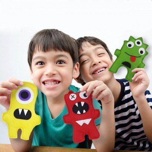 Little Monsters Nähset für Anfänger - ein tolles Geschenk für Mädchen und Jungen im Alter von 7
