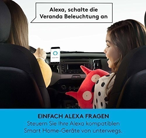 Logitech ZeroTouch KFZ-Handyhalterung (mit Sprachsteuerungs-App und Amazon Alexa, exklusiv für Andr