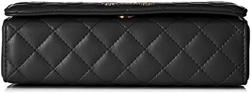 Love Moschino Damen Borsa Nappa Pu Quilted Schultertasche, Schwarz (Nero), 6x13x23 cm