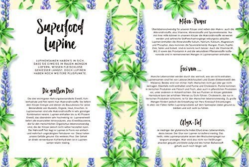 Lupine: Flower-Power-Proteine (GU Happy healthy kitchen)