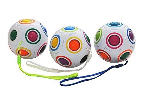 Magic Ball Regenbogen Puzzle Zauberball für Kinder Erwachsene - Fidget Cube Ball Spielzeug für Kon
