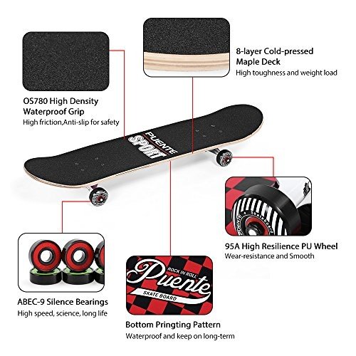 NACATIN 602 Skateboard Komplettboard