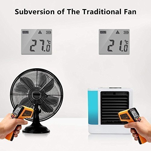 Nifogo Mobiles Klimageräte Air Cooler mit Wasserkühlung Zimmer Raumentfeuchter Mini Klimaanlage oh