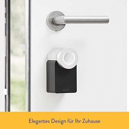 Nuki Smart Lock - Elektronisches Türschloss mit Bluetooth - Automatisches Öffnen der Tür per Smar