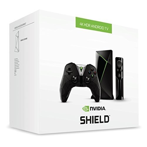 Nvidia Shield TV Media Streaming Player (16 GB, inkl. Fernbedienung und Shield Controller) schwarz