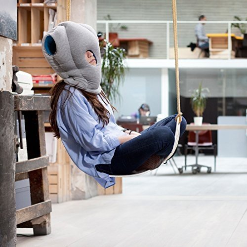 OSTRICH PILLOW ORIGINAL das Reisekopfkissen für das Flugzeug, Auto, Nackenunterstützung für das F