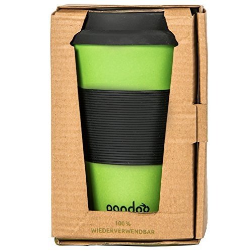 pandoo Bambus Coffee-to-Go-Becher | Kaffee-Becher, Trink-Becher, Bamboo-Cup | ökologisch abbaub
