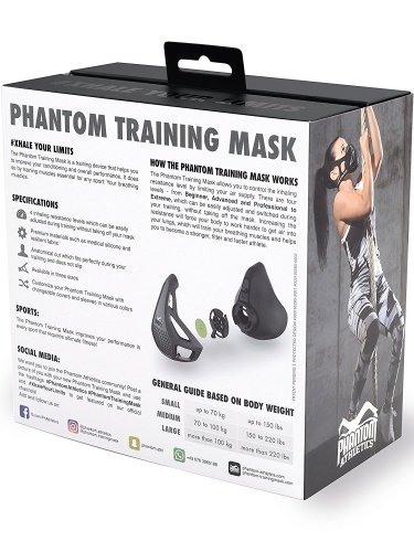 Phantom Athletics Erwachsene Training Mask Trainingsmaske 