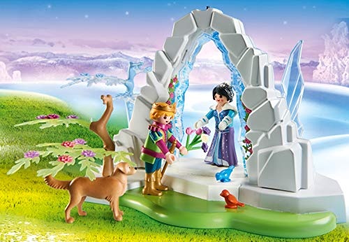 PLAYMOBIL Magic Kristalltor zur Winterwelt mit Lichteffekt und magischem Armreif