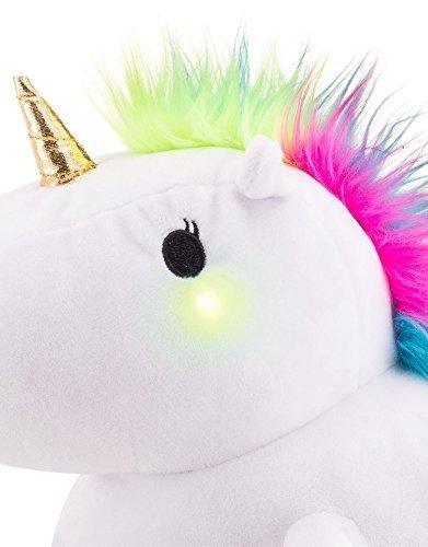 Poopsie Einhorn Hausschuhe mit LED Licht - weiß - Einheitsgroesse, EU 33- 39