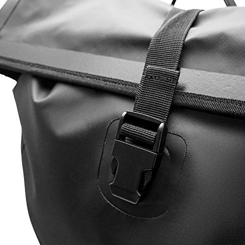 Premium-Fahrradtasche für den Gepäckträger • Große Rad-Tasche mit abnehmbarem Schultergurt fü