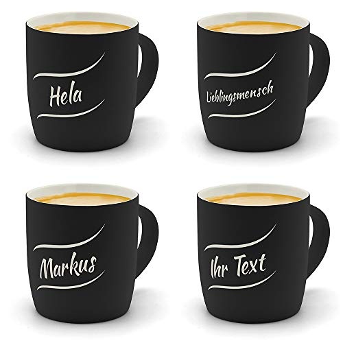 printplanet Kaffeebecher mit eigenem Text graviert