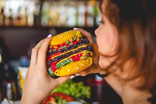 Rainbow Socks Hamburger Socken Box