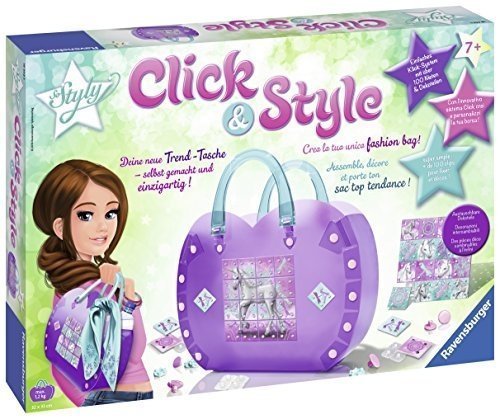 Ravensburger Click & Style: Herztasche Einhörner