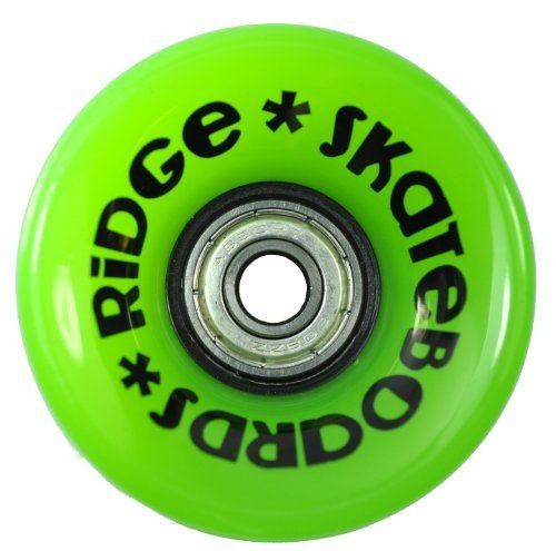 Ridge Skateboard Mini Cruiser, schwarz-grün, 22 Zoll