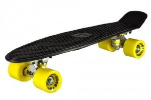 Ridge Skateboard Mini Cruiser, schwarz-schwarz, 22 Zoll