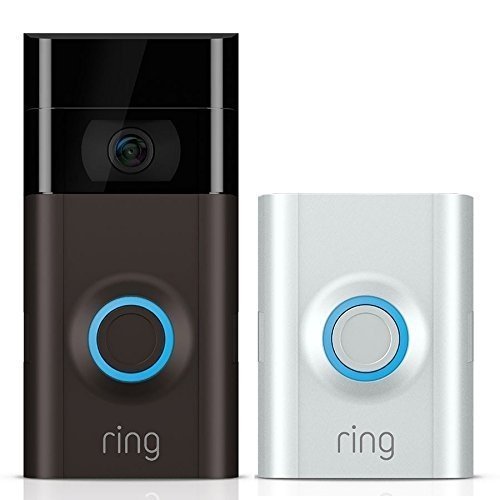 Ring Video Doorbell 2 - Video Türklingel 2 1080p HD Video, Gegensprechfunktion, Bewegungsmelder, WL