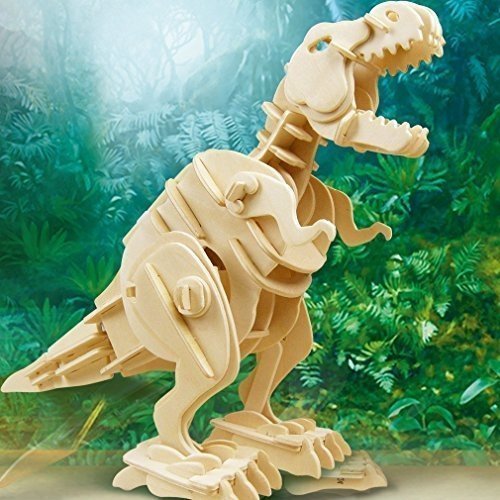 ROBOTIME 3D Puzzle Dinosaurier Holzspielzeug