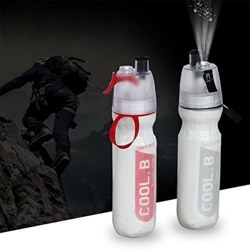 RUNACC Spray Wasserflasche Praktische Nebel Spray Trinkbecher Portable Sport Wasserflasche