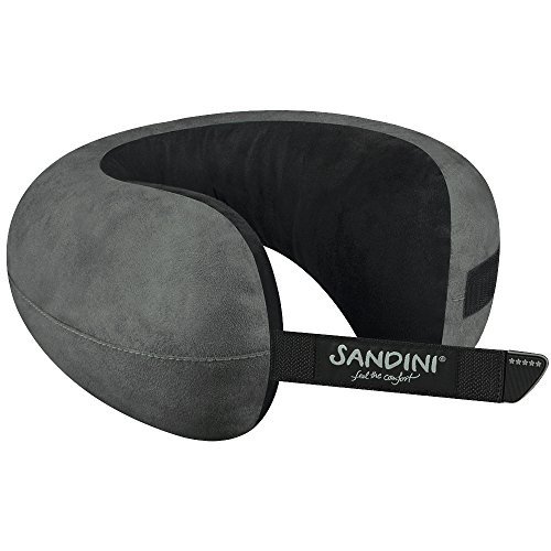 SANDINI TravelFix® Regular Size – Premium Reisekissen mit Verschluss/ Nackenkissen mit ergonomisc
