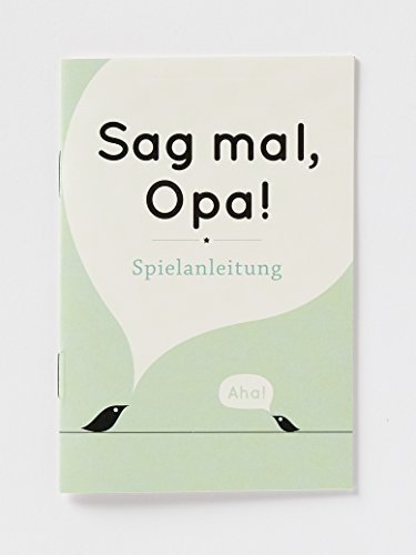 Sag mal, Opa!: Ein Spiel für Opa und Enkelkind