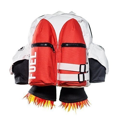 SUCK UK Jetpack Kinder-Rucksack, 45 cm, Red & White