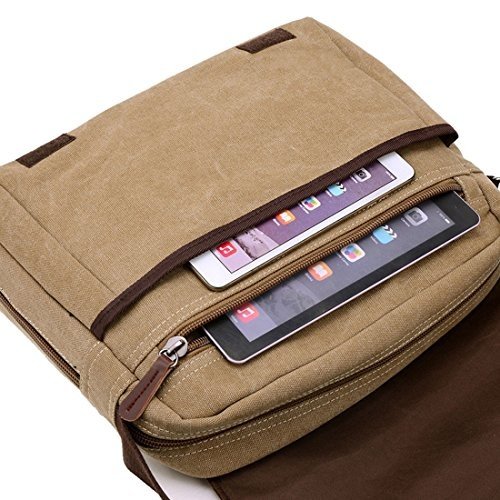 Super Modern Leinwand Messenger Bag Umhängetasche Laptop Tasche Computer Tasche Umhängetasche aus 