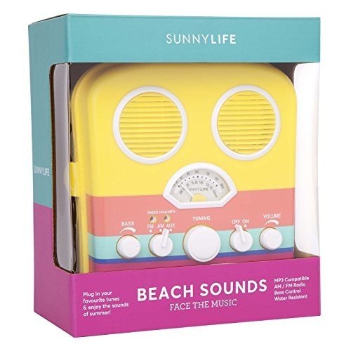 sunnylife Beach Sounds Radio und MP3-Player Havana