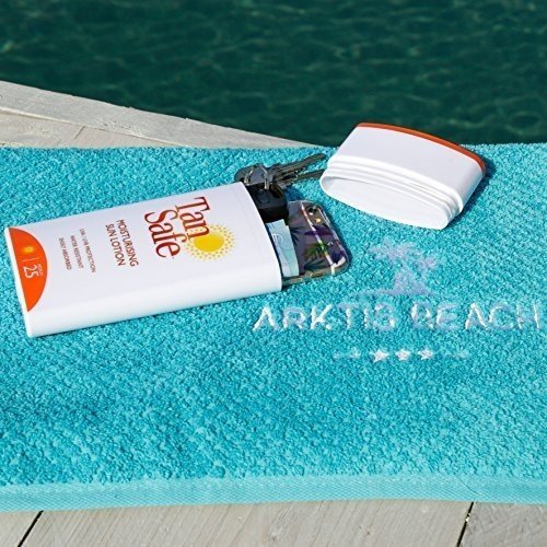 TanSafe - Tragbare Strand Safe - Sieht aus wie eine regelmäßige Sonnencreme und passt bequem in Ih