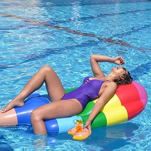 Tomi Pool float – Aufblasbare Luftmatratze - Perfekt für Schwimmbäder, Flüße und Strand-Luftma
